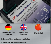 App zur Konfiguration des G-Force Smoke Drivers